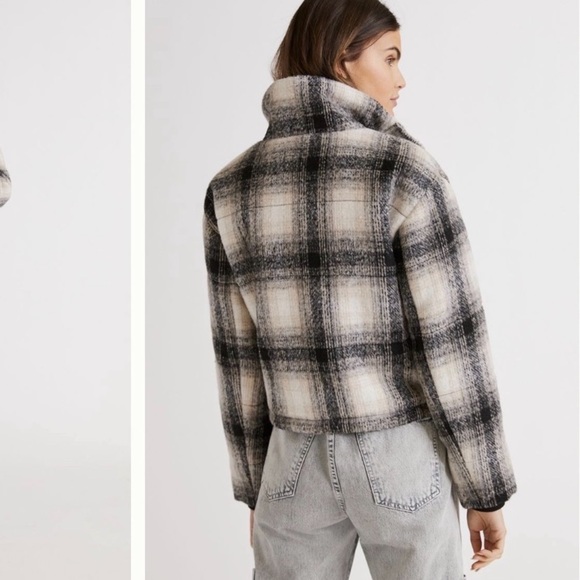 Anthropologie NWT Avec Les Filles Classic Plaid Jacket Size S. - Picture 4 of 12